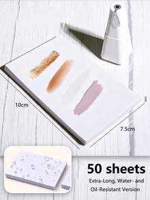 100/50/10片一次性防水指甲油調色盤－多用途美甲用品與工具，返校美甲必需品，美甲配件－可用於調配指甲油顏色、凝膠指甲油調色工具，專業美甲師用品 - 彩色 - 查看 13