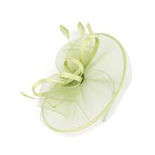 1 chiếc mũ cài tóc Fascinators bằng lông vũ, lưới, satin, phụ kiện dự tiệc trà cổ điển thanh lịch Deaby dành cho nữ. - Nhiều màu - Xem 15