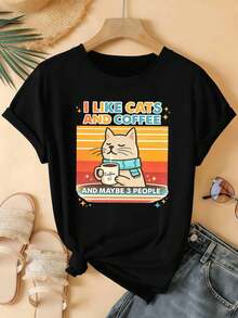 Women T-Shirts - Black - View 2
