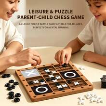 Challenging Chain Chess Strategy Board Game, Multi-Player Interactive Logic Thinking Game, Perfect For Traffic Jam, Parking Lot, Available In Large And Mini Sizes,Games,Board Games,Game - Multicolor - View 10