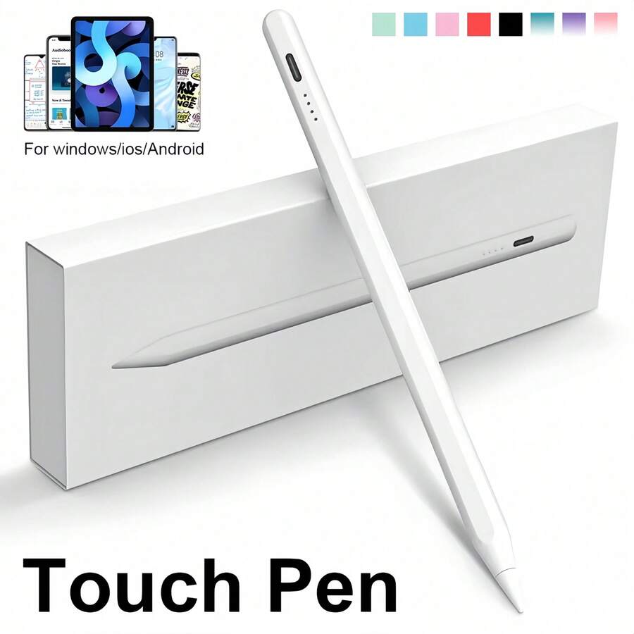 Bút cảm ứng nghiêng có thể sạc lại – Viết và vẽ chính xác, tương thích với Galaxy Tab A9/A9+/S9 FE/S9+/S8+/S7 FE/S7/S6 Lite/A7/A8/A7 Lite – Cũng tương thích với máy tính bảng Android.