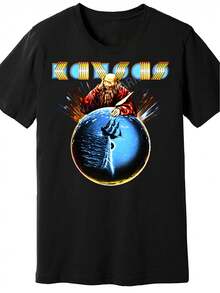 Men T-Shirts - 黑色 - 查看 6