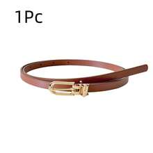 1/2/3 chiếc thắt lưng nữ da PU mỏng cổ điển – thắt lưng màu trơn khóa vuông có thể điều chỉnh, phù hợp cho quần, váy, mặc thường ngày, họp mặt văn phòng và các dịp khác, một phụ kiện thiết yếu cho tủ đồ của bạn. - Khóa vàng 100 - Xem 19