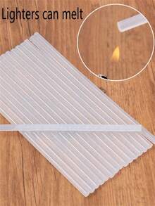 10支装 7mm x 100mm 树脂 EVA 热熔胶棒 - 透明工艺胶，适用于 DIY 手工制品 - 多款式 - 查看 2