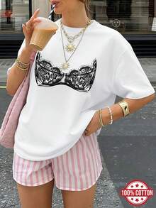 Women T-Shirts - [White] - View 12