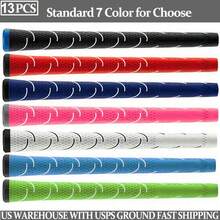 13Pcs Golf Grip Rubber Anti-Slip Golf Grip 60R US Warehouse - 藍色 - 查看 1