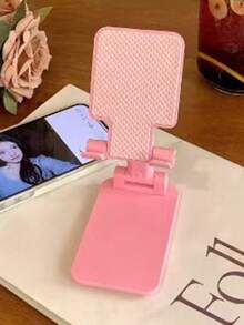 Soporte plegable y cómodo para teléfono de escritorio, adecuado para smartphone y tableta - multicolor - Ver 5