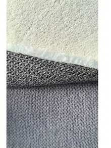 1 pieza Alfombra de perro lindo para mesita de noche, alfombra para sala de estar, alfombra rectangular de lana sintética para dormitorio, resistente a la suciedad y engrosada, alfombra femenina, alfombra de cocina, alfombra de baño, alfombra de sala de juegos, alfombra de estudio - Perro gris - Ver 11