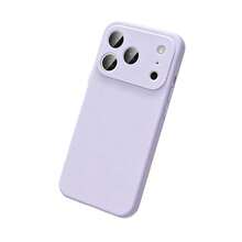 Tương thích với iPhone 11 12 13 14 Plus 15 15 Pro Max 16 16 Pro 16 Plus 17 17 Pro Max 17 Pro X XR XSMax, ốp lưng điện thoại mềm mại với chất liệu nhung. - Cỏ màu tím - Xem 5