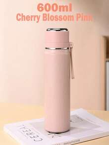Stainless Steel Vacuum Insulated Water Bottle, Double Wall, Convenient Carrying Strap, One-Touch Open Lid, Suitable For Hot/Cold Water, Milk, Beverages, For Men, Women, Students, Outdoor, Home, Office Use - Multicolor - View 24