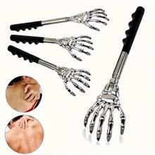 4pcs Assorted Back Scratcher Set, Extendable Back Massage Tool With Rubber Handle, For Men And Women - Multicolor - View 8