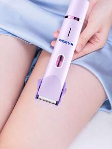 HYUNDAI Alat Cukur Listrik Multifungsi 2-in-1 dengan Dua Kepala, Epilator Listrik Portabel, Alat Cukur Listrik Serbaguna untuk Wajah, Ketiak, dan Area Lainnya untuk Wanita - View 5