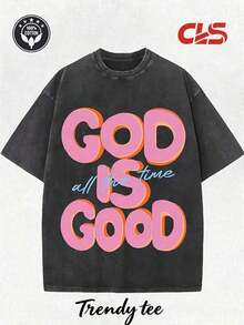 Summer TopsMen Shirts Graphic Tee Cotton T Shirt, 100 Percent Cotton Tops Streetwear Y2K, Shirts Summer Fits Summer Clothes, 230G Washed Soft Knitted - 黑色 - 查看 9
