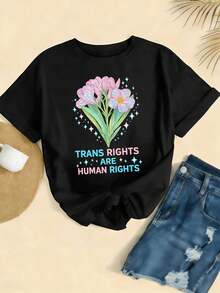 Women T-Shirts - Black - View 2