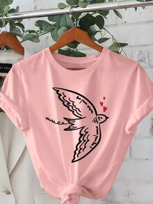 Women T-Shirts - [White] - View 7