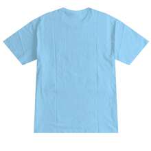 Camiseta de manga corta unisex de la serie al aire libre Li-Ning, ropa deportiva casual para ir al trabajo con logotipo bordado ATSV905 - Azul del lago - Ver 2