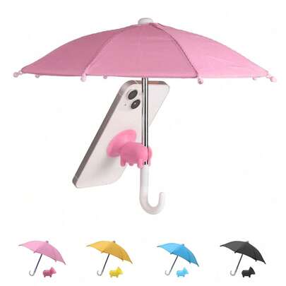 Adjustable Cute Pig Suction Cup Phone Sun Shade, Outdoor Anti-Glare Phone Sun Visor