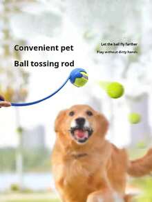 Gậy ném đồ chơi cho chó cưng, Gậy ném bóng huấn luyện chó, Gậy ném bóng tập tennis ngoài trời, Gậy ném đồ chơi cho chó cưng - Nhiều màu - Xem 6