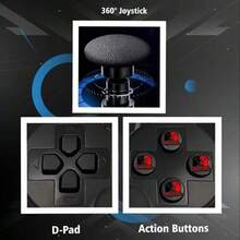 PS3 Game Controller - Wireless PC Controller - Dual Vibration, Bluetooth Connectivity, Rechargeable, PS3 Remote - White - View 9