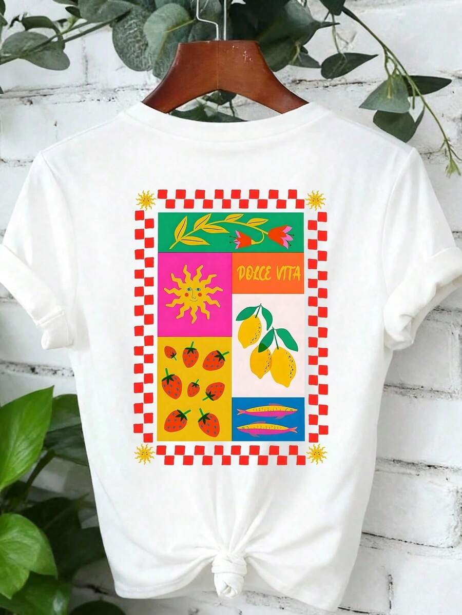 Women T-Shirts - [White] - View 1