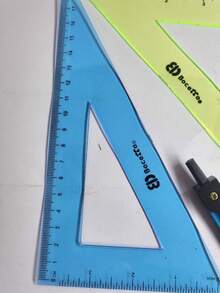 JUEGO DE GEOMETRIA BASICO MULTICOLOR 5 PIEZAS BOCETTO - JUEGO DE GEOMETRIA - Ver 3