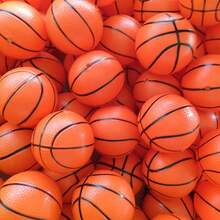 1 pieza Balón de baloncesto silencioso, de 7.1 pulgadas de alto con rebote alto y silencioso, fabricado en material TPU, adecuado para deportes en interiores, entretenimiento en el hogar, entrenamiento de baloncesto, interacción entre padres e hijos, con textura suave y antideslizante, accesorio de equipo deportivo de interior, mejora fácilmente la experiencia de ejercicio, un artículo práctico e imprescindible. - Multicolor - Ver 6