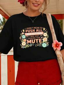 Women T-Shirts - Black - View 1