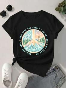 Women T-Shirts - Black - View 2