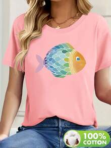 Women T-Shirts - [White] - View 8