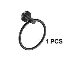 Bộ phụ kiện phòng tắm mạ niken mờ bao gồm thanh treo khăn, vòng treo khăn, giá đựng giấy vệ sinh, móc treo áo choàng, bộ phụ kiện gắn tường cho phòng tắm hiện đại, chất liệu thép không gỉ bền bỉ, chất lượng cao cấp, thiết kế trang nhã, phong cách hiện đại. Bộ sưu tập phụ kiện phòng tắm hoàn chỉnh, giải pháp sắp xếp đồ dùng thiết yếu cho phòng tắm. - Xem 13