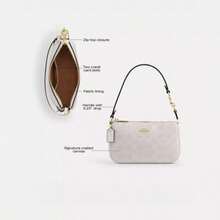 Coach Women's Nolita 19 Bag - 白色/粉筆色 - 查看 9