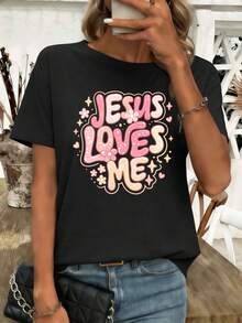 Women T-Shirts - Black - View 1