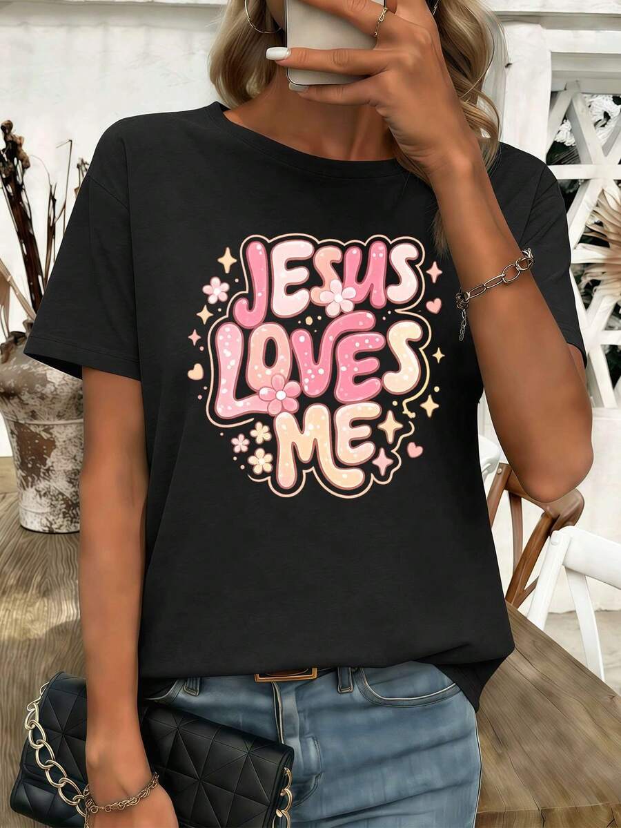 Women T-Shirts - Black - View 1