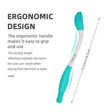 1pc Fanwer Long Handle Comfort Wiping Assist Tool, Extends Over 15 Inches, Can Hold Toilet Paper Or Wet Wipes - Multicolor - View 7