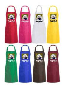 Spersonalizowany fartuch przeciwpyłowy – spersonalizowany bezrękawnik kuchenny w stylu nordyckim dla mężczyzn i kobiet, spersonalizowany fartuch kuchenny z ściereczką, unisexowy bezrękawnik przeciwpyłowy na imprezę, wesele, zaręczyny, do domu, spotkanie, rocznicę, prezent świąteczny - Wielokolorowe - Zobacz 9