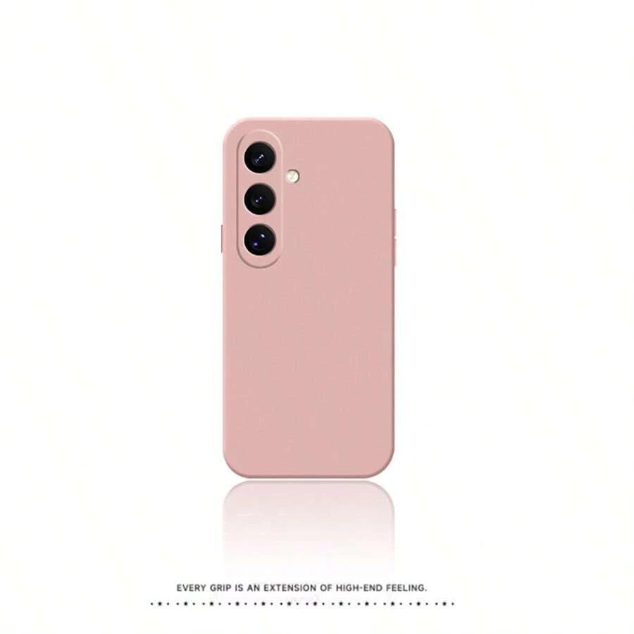 适用于 S21、S22、S23、S24 Plus、S25、S25 Plus、S26、S26 Plus、S26 Ultra 的天鹅绒质感保护手机壳 - 粉色 - 查看 1