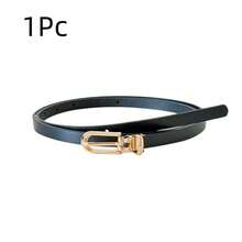 1/2/3 chiếc thắt lưng nữ da PU mỏng cổ điển – thắt lưng màu trơn khóa vuông có thể điều chỉnh, phù hợp cho quần, váy, mặc thường ngày, họp mặt văn phòng và các dịp khác, một phụ kiện thiết yếu cho tủ đồ của bạn. - Khóa vàng 100 - Xem 16