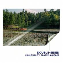 ESHANG 120g Double-Sided Glossy Photo Paper, 8.3x11.7 Inch (A4) Suitable For Inkjet/Dye Ink Printers, High Resolution Photo Printing, 50 Sheets/Pack - Double-sided Printing - View 5