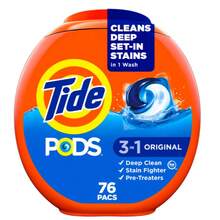 Tide PODS Laundry Detergent Pacs Original Scent 4 Pack 76 Count Total 3-In-1 Deep Cleaning Capsules - Detergent - View 4