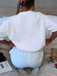 Women T-Shirts - [White] - View 3