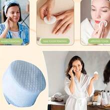 500/300/200/100/50/30pcs/Pack Premium Round Cotton Pads, For Makeup Removal And Skincare, Lint-Free Soft Facial Cotton Rounds, Suitable For Applying Toner - Multicolor - View 3