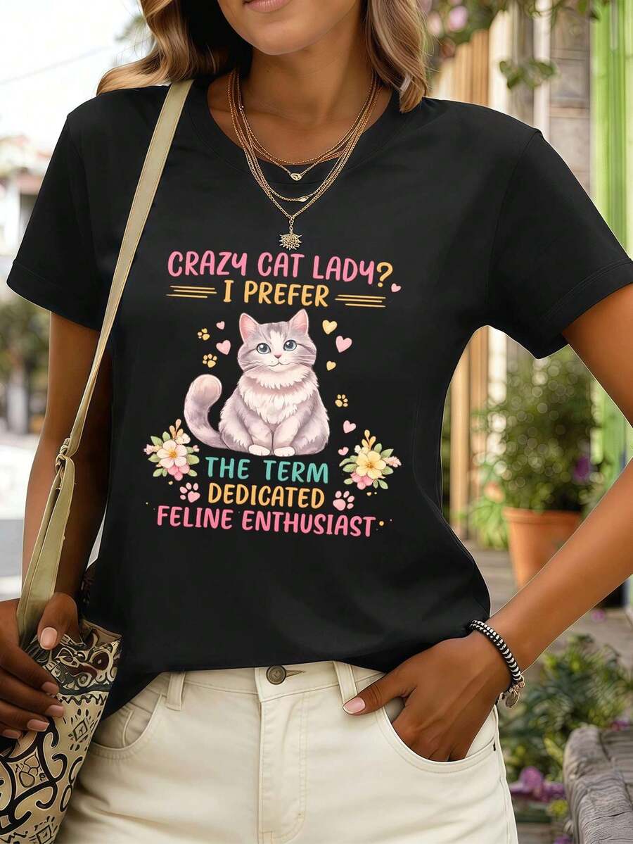 Women T-Shirts - Black - View 1