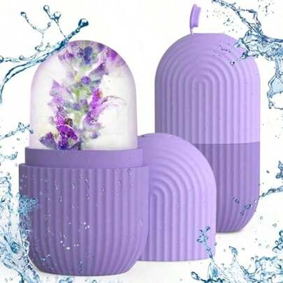 Face & Eye Ice Roller, Ice Massage Roller, Ice Roller Skincare Tool, Gift For Women, Silicone Ice Cube Tray