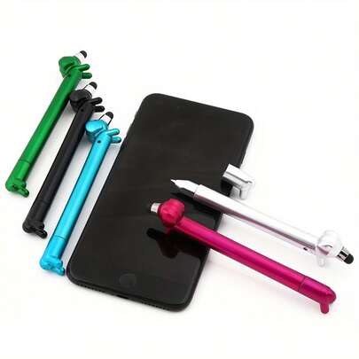 5pcs Cute Retractable Dog Shaped Ballpoint Pens, Fun Stationery Gift For Students And Adults, 5 Colors