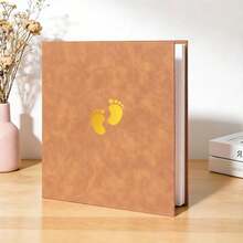 Album fotografico extra large da 16 pollici con tasche, copertina in pelle PU, album per matrimoni e famiglia, album scrapbook vintage con copertina in lamina dorata, kit scrapbook diario di viaggio per coppie, libro dei ricordi per anniversari e matrimoni - Multicolore - Visualizzare 18