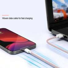 1pc/4pcs, 2m/6.6ft/78.74in [MFi Certified] Extra Long Charging Cable, Multi-Color USB Fast Charging Cable, Nylon Braided Data Charging Cord Compatible With IPhone 14/13/12/11 Pro Max/XS Max/XR/XS/X/8/7 Plus - Macaron Colors, Compatible With 14 Pro Max, 14 Pro, 14 Plus, 13 Pro Max, 13 Pro, 13, 12 Pro, 12, 11, XS, XR, 8 Plus, 8, 7, 6, 5, SE, Compatible With IPad Lightning Port - Multicolor - View 8