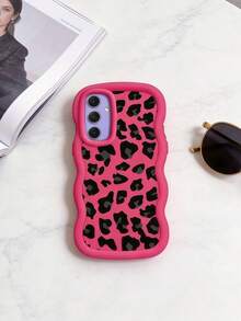 1个玫红色多巴胺波浪褶皱软TPU质感创意可爱迷彩豹纹手机壳，兼容苹果17 Promax 17Air 17Pro 17 16 Promax 16 Plus 16 Pro 16 15 Promax 15 Plus 15 Pro 15 14 Promax 14 Plus 14 Pro 14 13 Promax 13 Pro 13 12 Promax 12 Pro 11 Promax 11 Pro 11 XS Max XR X/XS 7 Plus 8 Plus/Galaxy S21 S22 S23 S24 S25 S26 - 玫紅色 - 查看 1