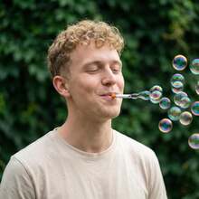 Bubble Cigarette Blower Kit, 2 Pack Mini Bubble Blower Sticks Stress Relief Toy For Men Women, Birthday Christmas Party Gift - Multicolor - View 6
