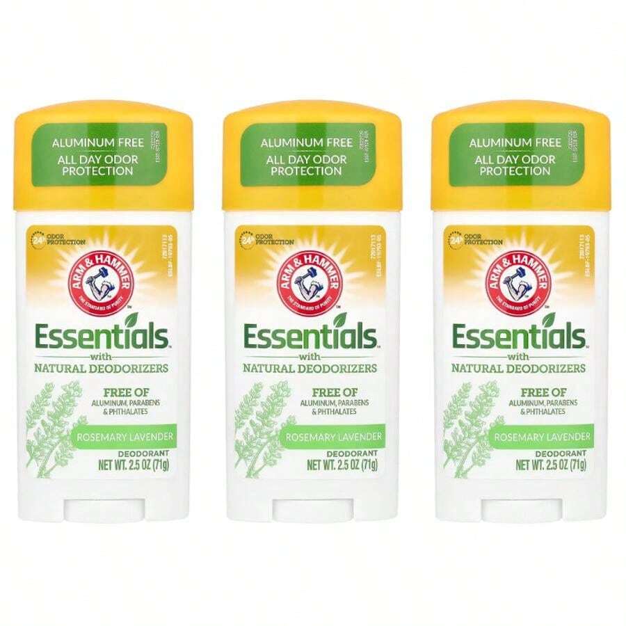Arm & Hammer Arm  Hammer Essentials Deodorant Rosemary Lavender 2.5 Oz - 3 件裝 - 查看 1
