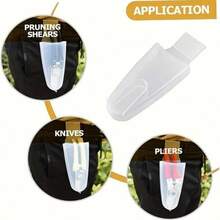 Scissors Bag Transparent Plastics Gardening Tool Holster Garden Pruning Shears Protective Case Pruning Pliers Tool Pouch - A - View 8
